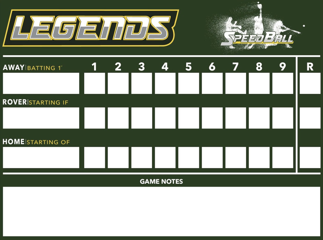 Legends Baseball Scoreboard