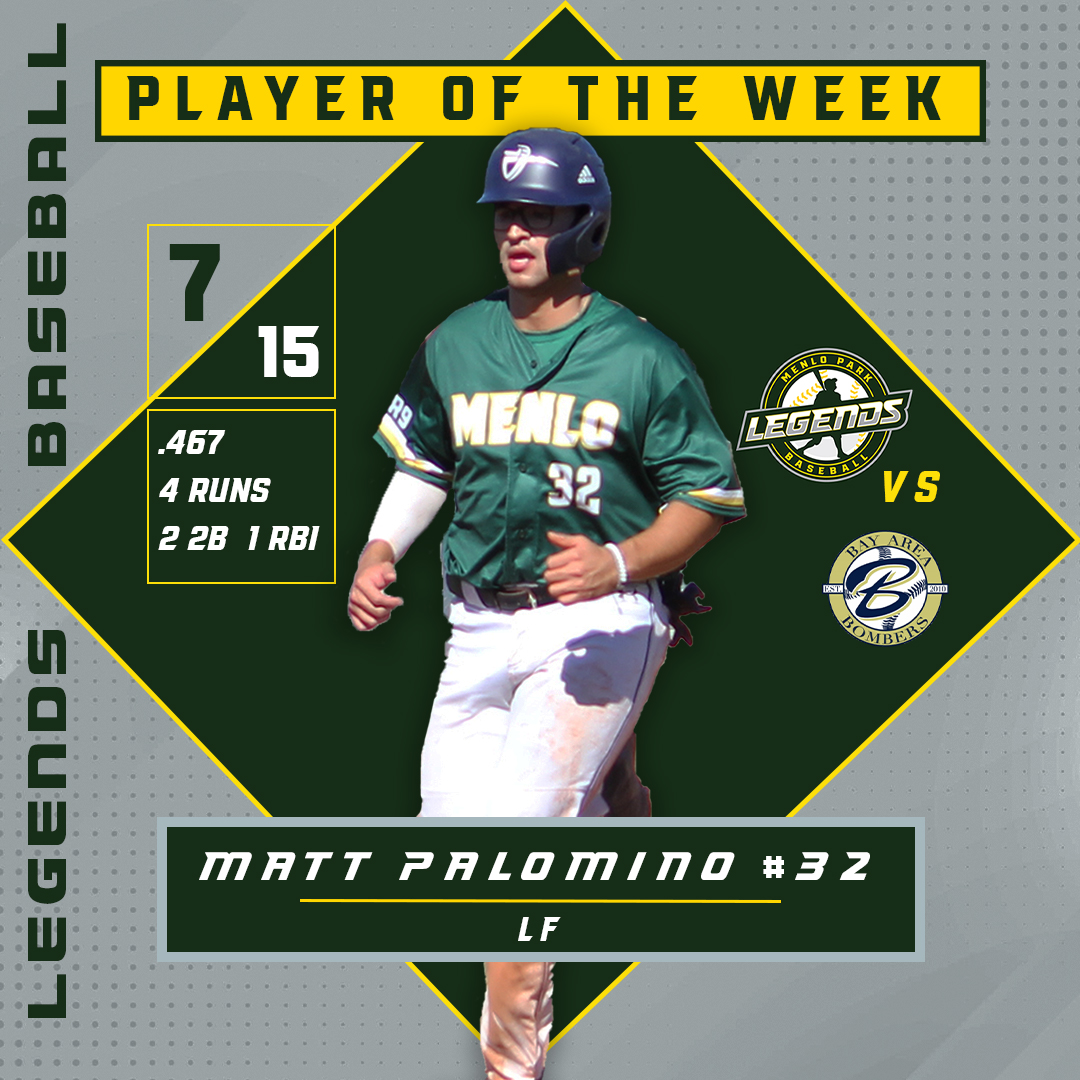 Player of the Week Matt Palomino