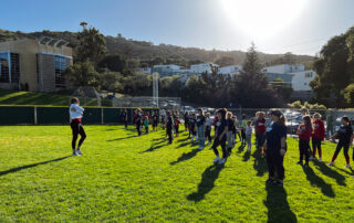 Monica Abbott leads a Legendary Clinic with Legends Softball Camps