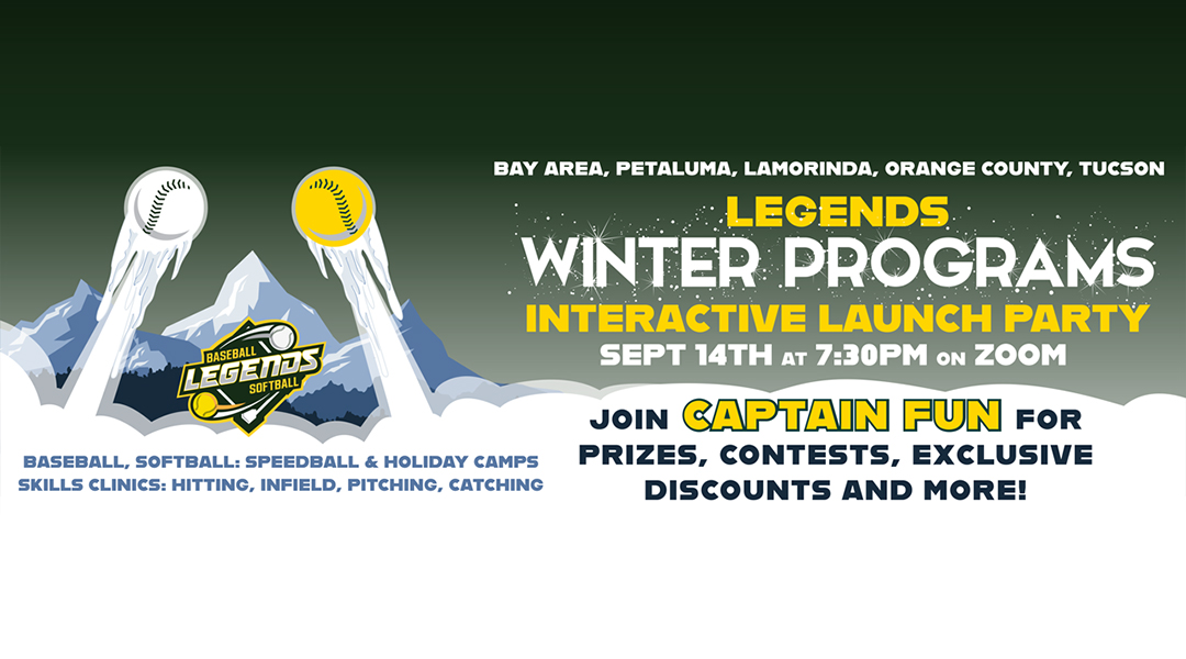 Legends Winter Programs are Coming Banner